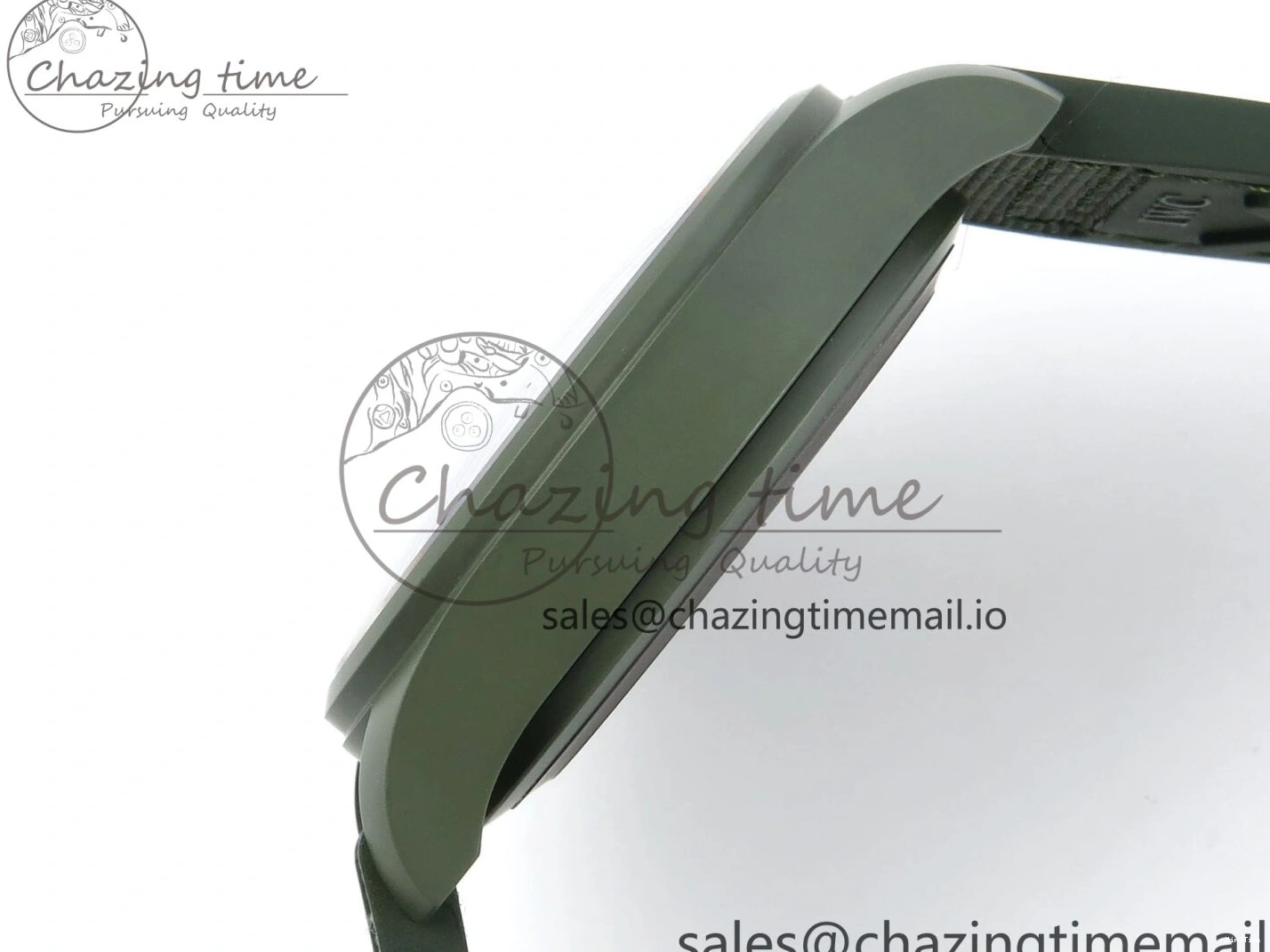 MIROTIME 0515 Big Pilot IW329802 M+F 1:1 Best Edition Green Dial on Green Nylon Strap MY Unique 7002